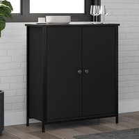 Lecco Wooden Sideboard With 2 Doors In Black