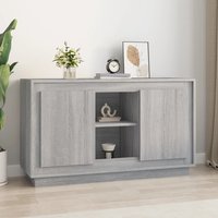 Lavelo Wooden Sideboard With 2 Doors In Grey Sonoma Oak