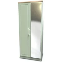 Welcome Kent 2 Door Mirrored Double Wardrobe Assembled