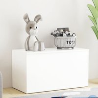 Devaun Wooden Storage Blanket Box In White