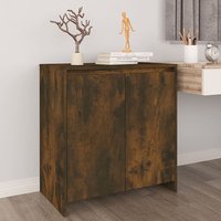 Variel Wooden Sideboard With 2 Doors In Smoked Oak
