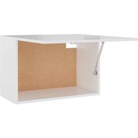 Baina Wall Hung Wooden Storage Cabinet With 1 Doors - White