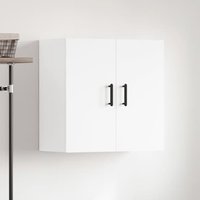 Elwood 60cm Wall Hung Wooden Storage Cabinet With 2 Doors - White