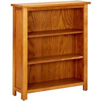 Syracuse Wooden Bookcase With 3 Shelves - Brown
