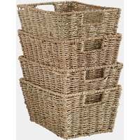 Set of 4 Seagrass Baskets