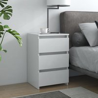 Smyrna Wooden Chest Of 3 Drawers - White
