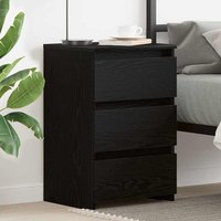 Smyrna Wooden Chest Of 3 Drawers - Black Oak