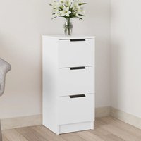 Baina Wooden Chest Of 3 Drawers - White