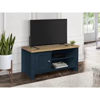 Birlea Highgate Navy and Oak Effect Small TV Unit