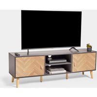 Herringbone TV Unit