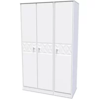 Welcome San Jose 3 Door Tall Triple Wardrobe Assembled