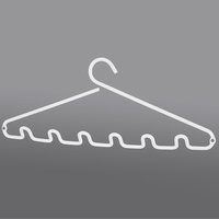 Belfast Large Metal Wall Coat Hanger In White