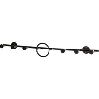 Palmer Metal Wall Hung Coat Rack In Black