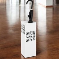 Starke Metal Umbrella Stand In White