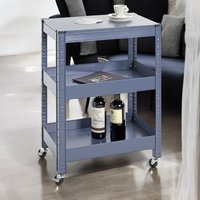 Kenosha Metal Drinks Trolley In Blue
