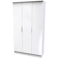 Welcome Plymouth 3 Door Tall Triple Wardrobe Assembled
