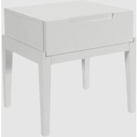 Orillia Wooden Bedside Cabinet With 1 Drawer In White