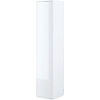 Clarion High Gloss Storage Cabinet With 1 Door In White
