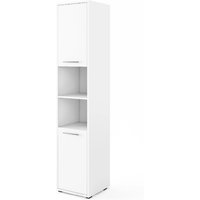 Cadott Wooden Storage Cabinet Tall With 2 Doors In Matt White