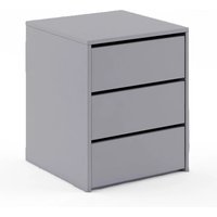 Ionia Wooden Chest of 3 Drawers In Matt Grey
