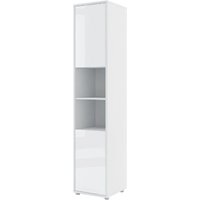 Teaneck High Gloss Storage Cabinet With 2 Doors In White