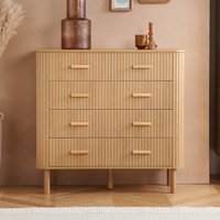 Avenel Wooden Chest Of 5 Drawers In Oak