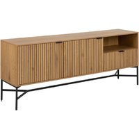 Jasper Wooden Sideboard With 2 Doors 1 Drawer In Oak