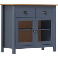 Kendal Wooden Sideboard With 2 Doors In Grey And Brown