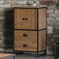 Olbia Wooden Sideboard 2 Doors 2 Drawers In Oak