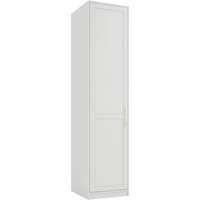 LPD Furniture Austen 1 Door Wardrobe White Wardrobe