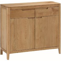 Derry Wooden Sideboard With 2 Doors 2 Drawers In Oak
