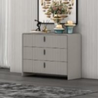 Canton Wooden Chest Of 3 Drawers In Flannel Grey