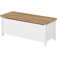 Sevilla Kids Wooden Toy Box In Matt White