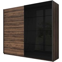 Glens Wooden Wardrobe 220cm 2 Sliding Doors In Monastery Oak