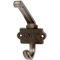 53mm x 101mm Grey Great North of England Railway Double Wall Hook