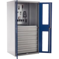 Multi - Storage Vision Door Cupboard - Dark Grey