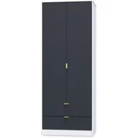 Welcome Linear 2 Door 2 Drawer Tall Double Wardrobe Assembled