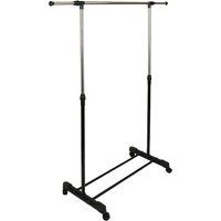 Adjustable Clothes Rail - Black
