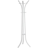 Evansville Metal Coat Stand With 9 Hooks In White
