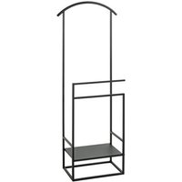 Davenport Metal Valet Stand In Black