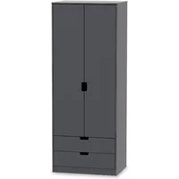 Welcome Shanghai 2 Door 2 Drawer Tall Double Wardrobe Assembled