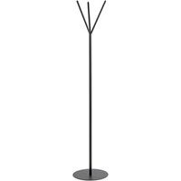 Glasgow Metal Coat Stand With 3 Hooks In Black