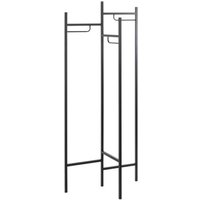 Galway Metal Coat Stand With 3 Coat Hangers In Black