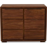 Saki Sheesham Wood Sideboard With 2 Doors In Acacia