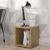Mabon Wooden Bookshelf In Artisan Oak
