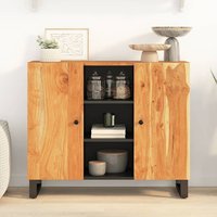 Alta Acacia Solid Wood Sideboard With 2 Doors In Brown