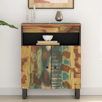 Alix Reclaimed Solid Wood Sideboard With 2 Doors In Multicolour
