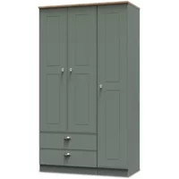 Welcome Victoria 3 Door 2 Drawer Tall Triple Wardrobe Assembled