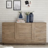 Jining Wooden Sideboard With 3 Doors In Mercure