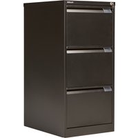 Bisley Classic 3 Drawer Steel Filing Cabinet - Black